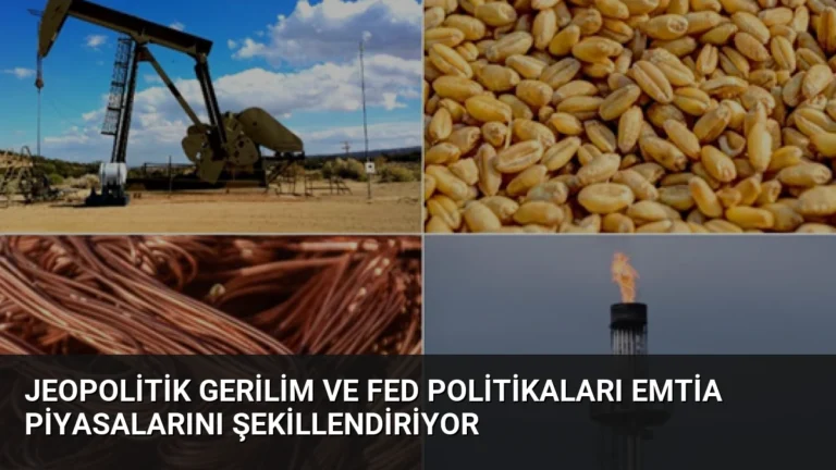 Jeopolitik Gerilim ve Fed Politikaları Emtia Piyasalarını Şekillendiriyor