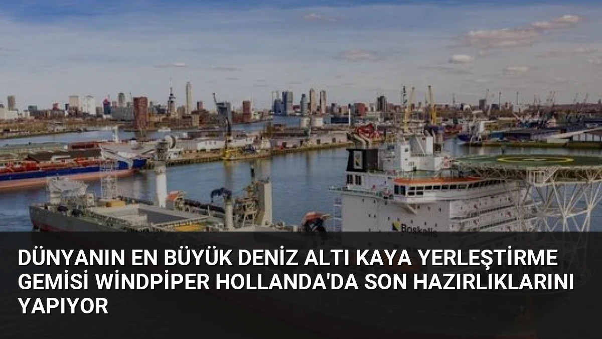 Dünyanın En Büyük Deniz Altı Kaya Yerleştirme Gemisi Windpiper Hollanda’da Son Hazırlıklarını Yapıyor