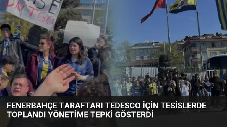 Fenerbahçe Taraftarı Tedesco İçin Tesislerde Toplandı Yönetime Tepki Gösterdi
