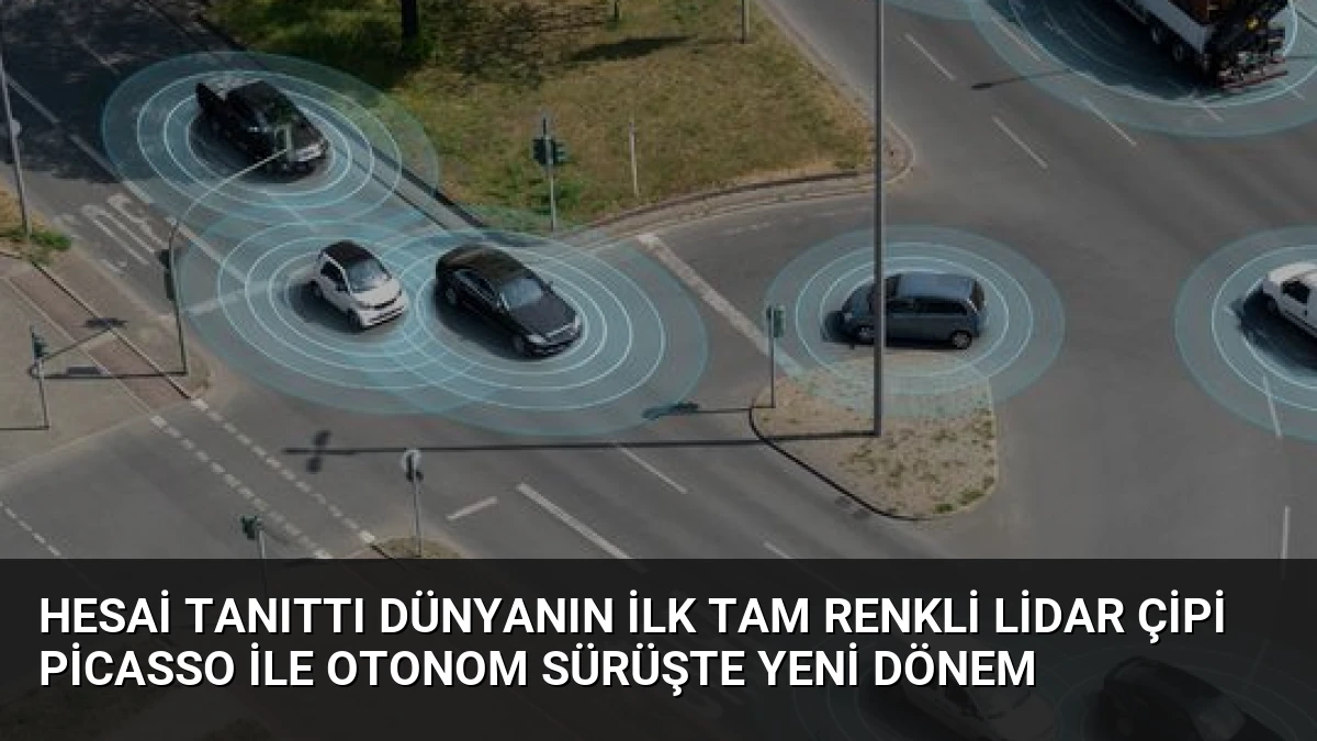 Hesai Tanıttı Dünyanın İlk Tam Renkli LiDAR Çipi Picasso İle Otonom Sürüşte Yeni Dönem