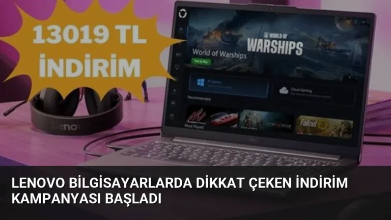 Lenovo Bilgisayarlarda Dikkat Çeken İndirim Kampanyası Başladı