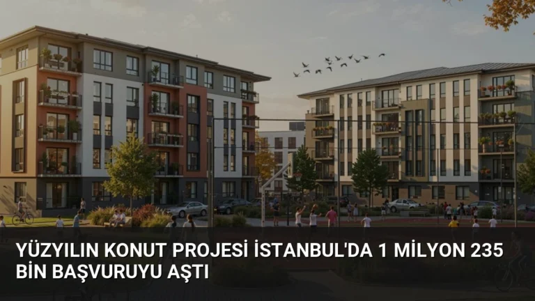 Yüzyılın Konut Projesi İstanbul’da 1 Milyon 235 Bin Başvuruyu Aştı