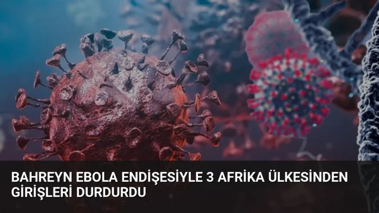 Bahreyn Ebola Endişesiyle 3 Afrika Ülkesinden Girişleri Durdurdu