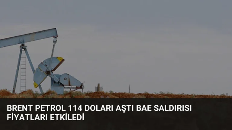 Brent Petrol 114 Doları Aştı BAE Saldırısı Fiyatları Etkiledi