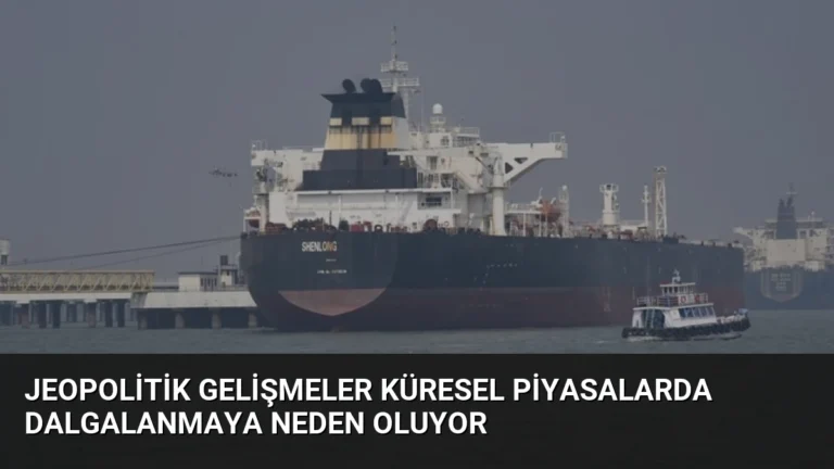 Jeopolitik Gelişmeler Küresel Piyasalarda Dalgalanmaya Neden Oluyor