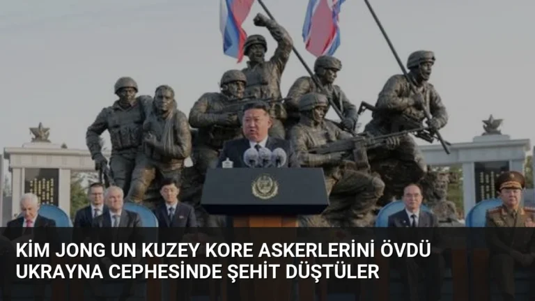 Kim Jong Un Kuzey Kore Askerlerini Övdü Ukrayna Cephesinde Şehit Düştüler