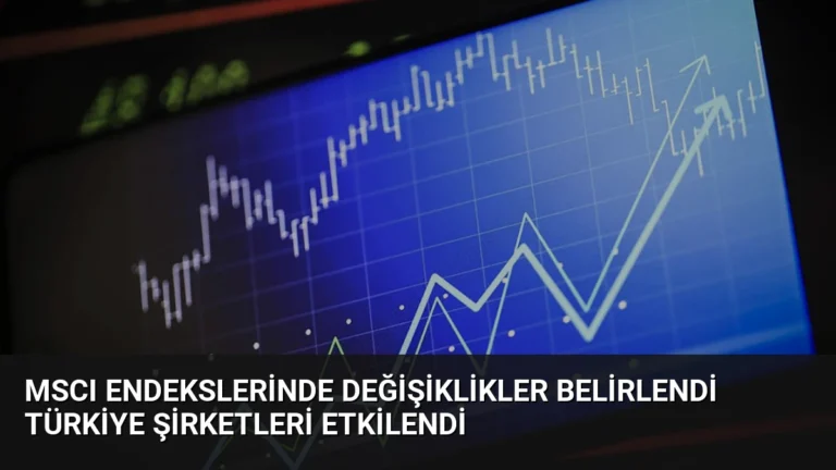 MSCI Endekslerinde Değişiklikler Belirlendi Türkiye Şirketleri Etkilendi