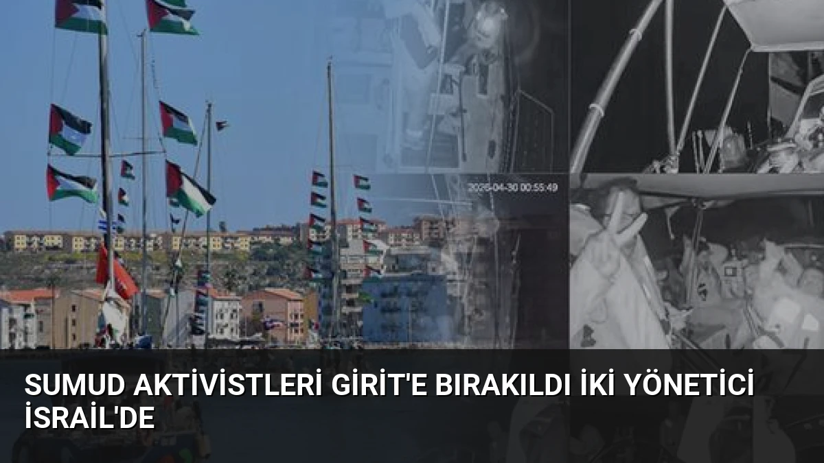 Sumud Aktivistleri Girit’e Bırakıldı İki Yönetici İsrail’de