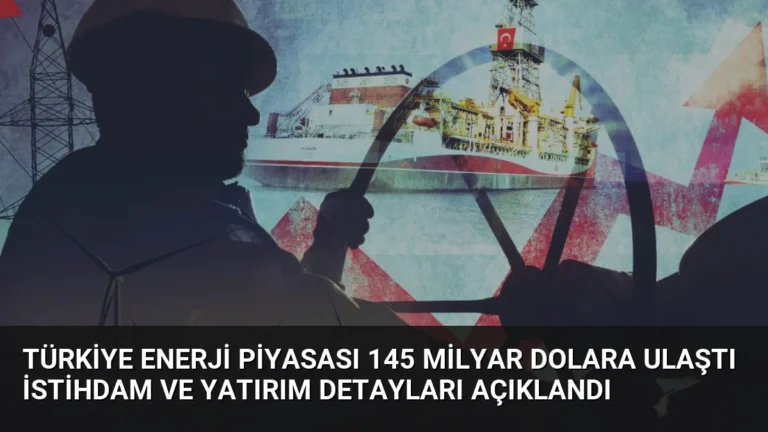 Türkiye Enerji Piyasası 145 Milyar Dolara Ulaştı İstihdam ve Yatırım Detayları Açıklandı