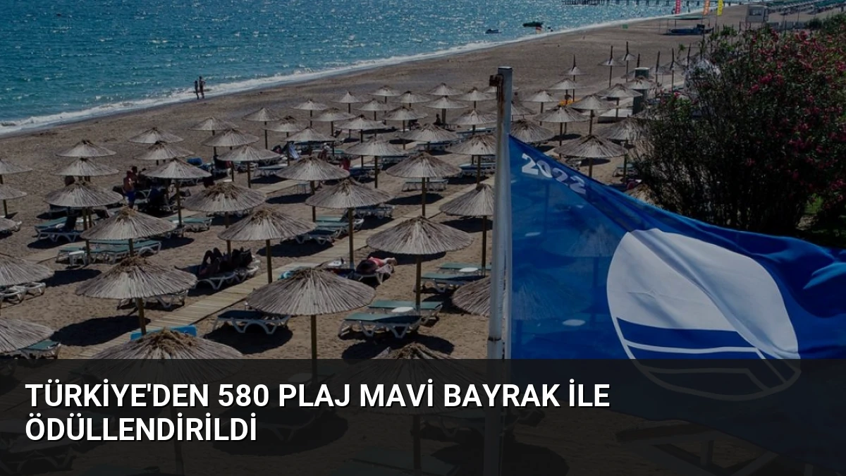 Türkiye’den 580 Plaj Mavi Bayrak İle Ödüllendirildi