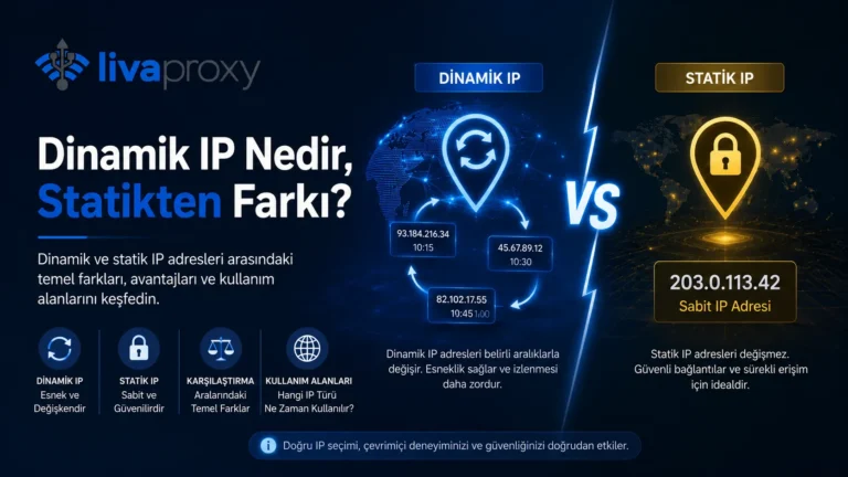 Dinamik IP Nedir, Statikten Farkı?