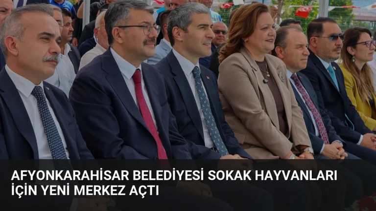 Afyonkarahisar Belediyesi Sokak Hayvanları İçin Yeni Merkez Açtı