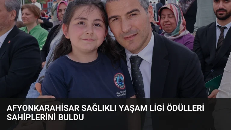 Afyonkarahisar Sağlıklı Yaşam Ligi Ödülleri Sahiplerini Buldu