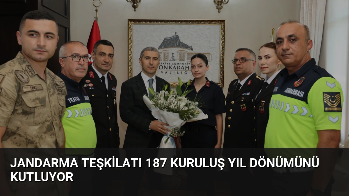 Jandarma Teşkilatı 187 Kuruluş Yıl Dönümünü Kutluyor