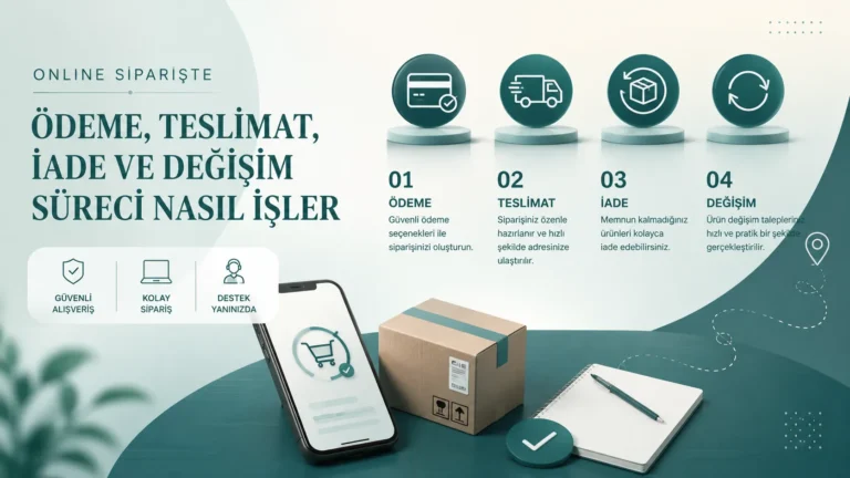 Online Siparişte Ödeme, Teslimat, İade ve Değişim Süreci Nasıl İşler