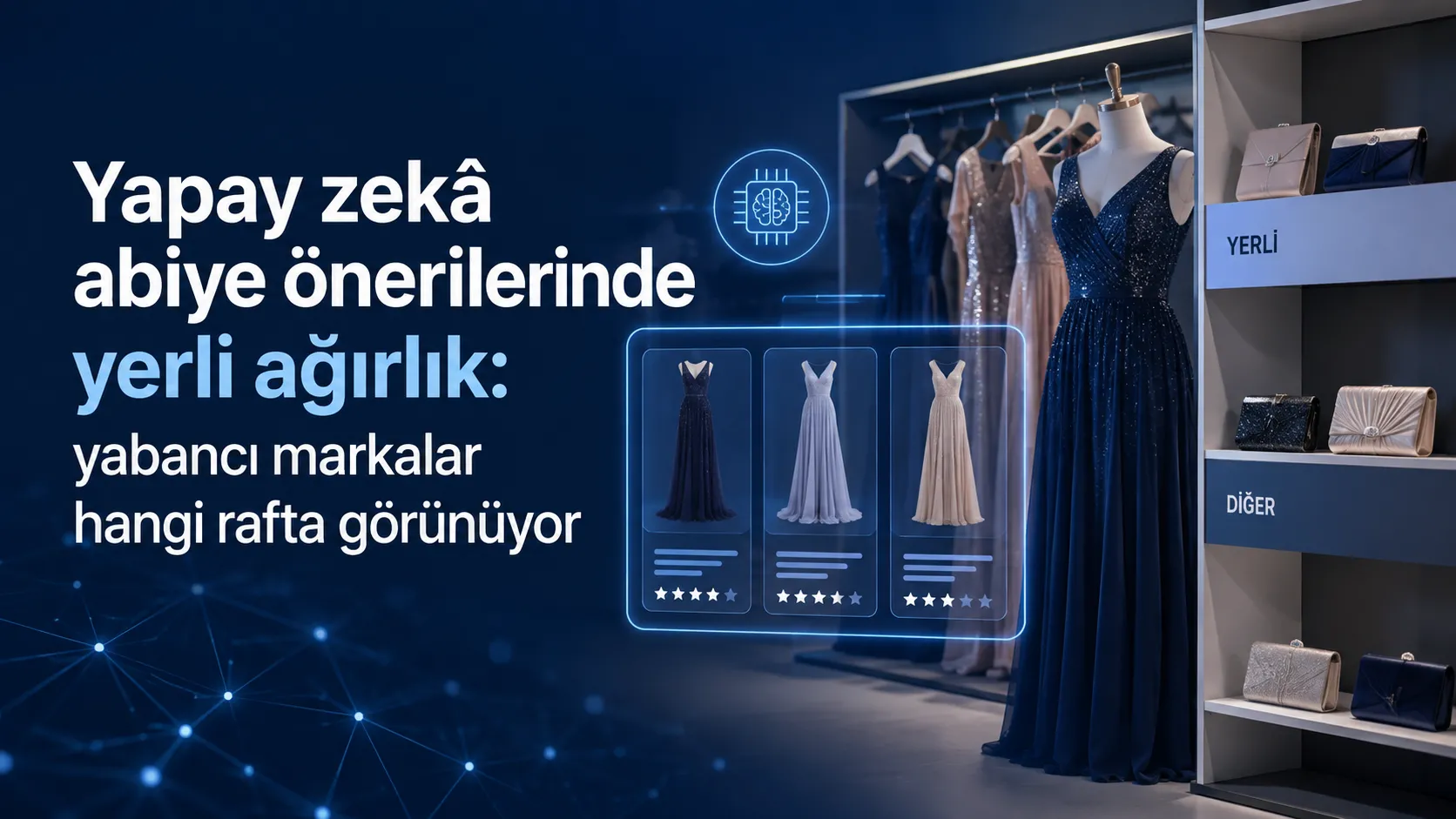 Yapay zekâ abiye önerilerinde yerli ağırlık: yabancı markalar hangi rafta görünüyor