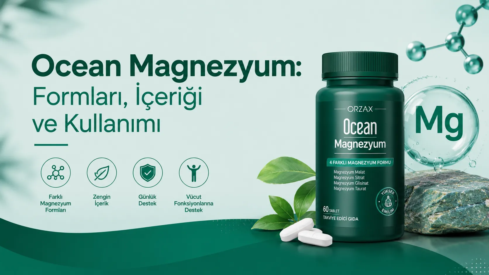 Ocean Magnezyum: Formları, İçeriği ve Kullanımı