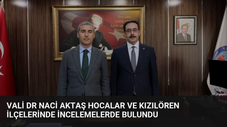 Vali Dr Naci Aktaş Hocalar ve Kızılören İlçelerinde İncelemelerde Bulundu