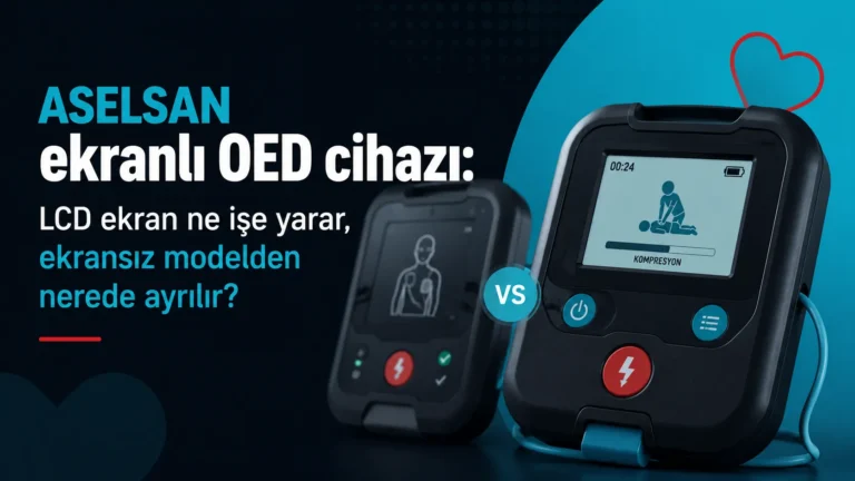 ASELSAN ekranlı OED cihazı: LCD ekran ne işe yarar, ekransız modelden nerede ayrılır