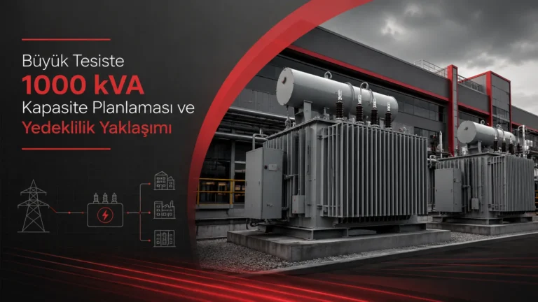 Büyük Tesiste 1000 kVA Kapasite Planlaması ve Yedeklilik Yaklaşımı