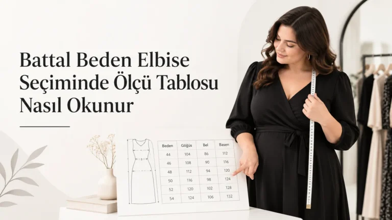 Battal Beden Elbise Seçiminde Ölçü Tablosu Nasıl Okunur