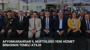 Afyonkarahisar İl Müftülüğü Yeni Hizmet Binasının Temeli Atıldı