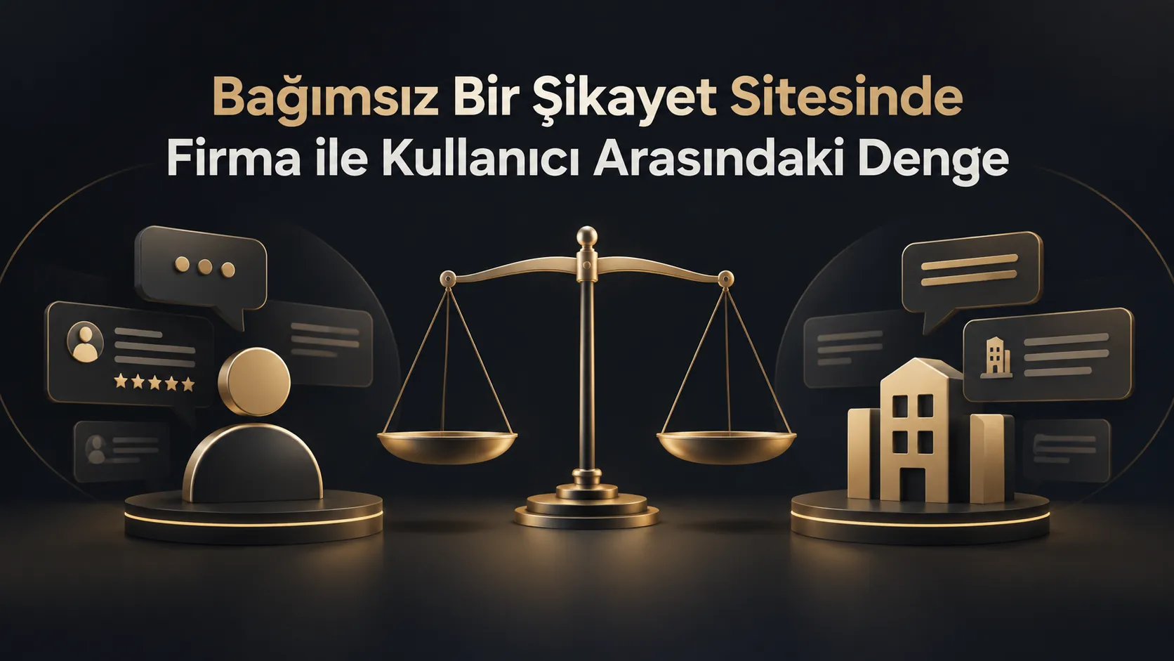 Bağımsız Bir Şikayet Sitesinde Firma ile Kullanıcı Arasındaki Denge