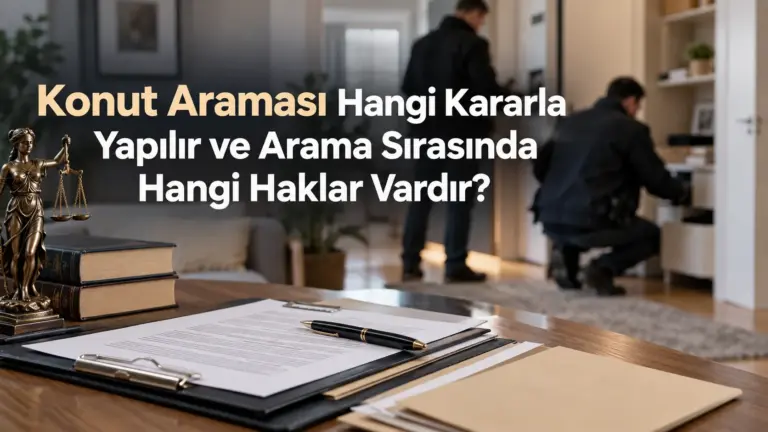 Konut Araması Hangi Kararla Yapılır ve Arama Sırasında Hangi Haklar Vardır?
