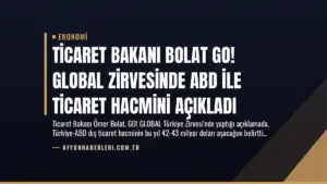 Ticaret Bakanı Bolat GO! GLOBAL Zirvesinde ABD ile Ticaret Hacmini Açıkladı
